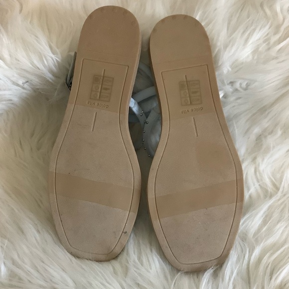 Dolce Vita Kole Blue Strappy Studded Sandals Sz-7.5 - Picture 6 of 6